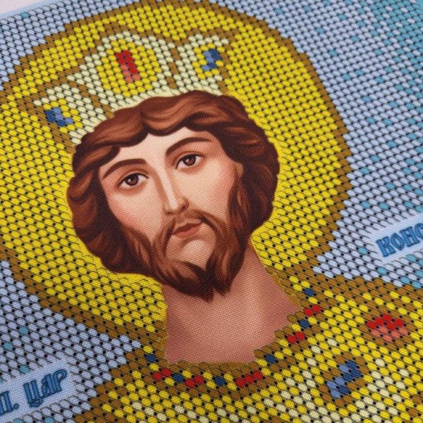 А4Р_419 Святий Рівноапостольний король Костянтин, набір для вишивки бісером ікони А4Р_419 фото
