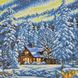 В519 Полярна зимова ніч, набір для вишивання бісером картини АБВ 00019324 фото 10