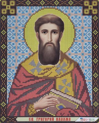 4057 Святой Григорий, набор для вышивки бисером иконы 4057 фото