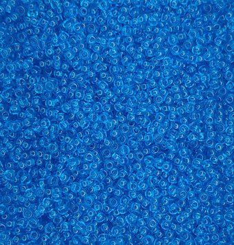 60030 Czech Preciosa beads 10 grams transparent azure blue