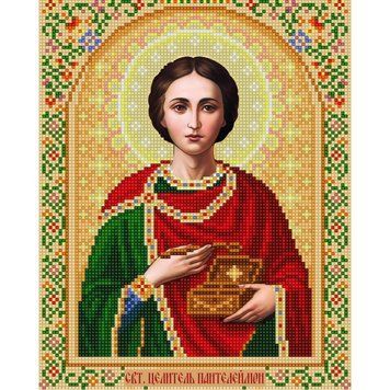 НИК-9275 Panteleimon (20*25 cm), bead embroidery icon kit