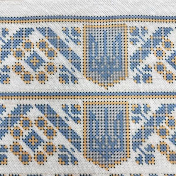 Ф-005 З Україною у серці, набір для вишивання бісером орнамента сорочки по водорозчинному флізеліну Ф-005 фото