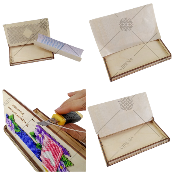 КДГ_002 С Крестинами сыночка набор для вышивки бисером по дереву коробочки-конверта КДГ_002 фото