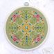 Х-207 Blooming Mandala, cross-stitch embroidery kit with hoop