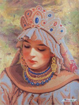 ТА-161 Girlish Thoughts (24*32 cm), bead embroidery kit of a picture