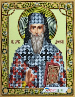 А5Р_162 Святий Діонісій (Денис) Єгипетський, набір для вишивки бісером ікони А5Р_162 фото