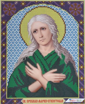 4058 Святая Мария Египетская, набор для вышивки бисером иконы 4058 фото