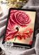 1522-9010 Notebook with Cover for Embroidery Dance with a Rose (15*22 cm), bead embroidery blank