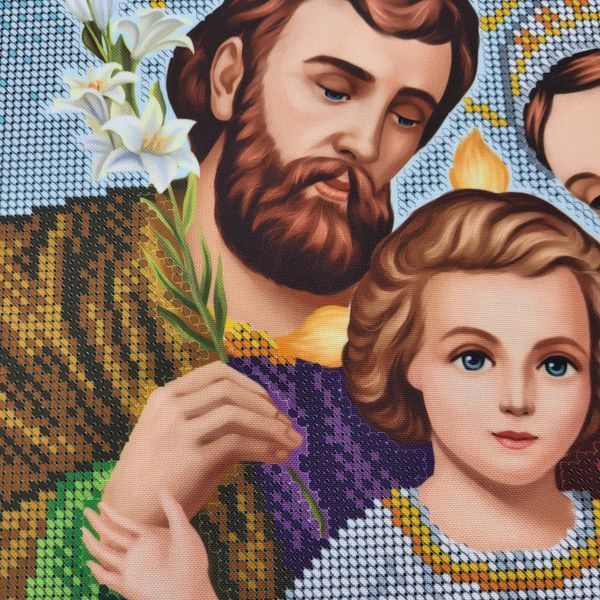 А3Р_113 Святе сімейство (36,5*27 см), схема для вишивки бісером ікони схема-вр-А3Р_113 фото
