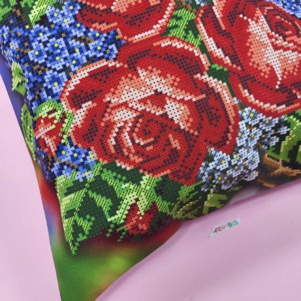 2929703 Bead embroidery decorative cushion kit (30*30 cm)
