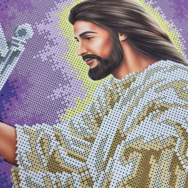 B650 Ісус оберігає дівчинку, набір для вишивання бісером ікони B650 фото