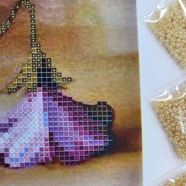 ЗПК-001 Pansies (30*42 cm), bead embroidery picture kit
