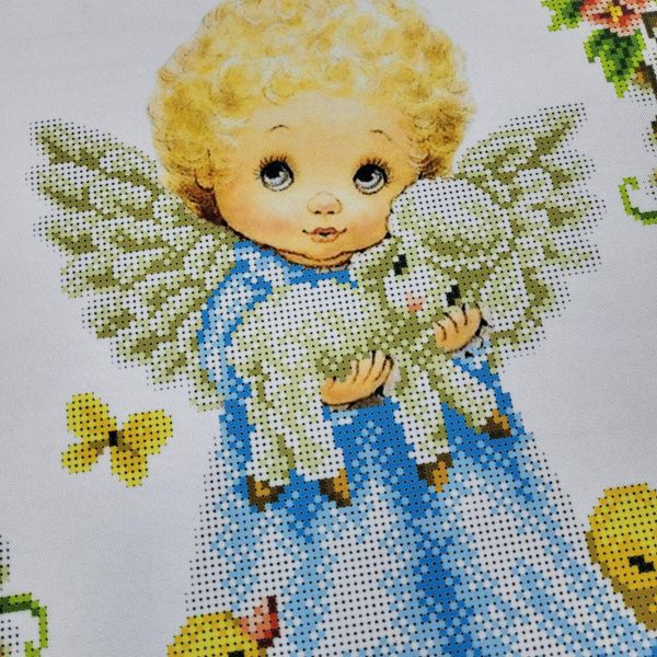 9061 Пасхальный рушник с ангелом набор для вышивки бисером 9061 фото