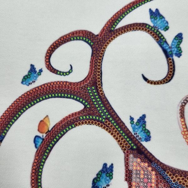 ТА-461 Unity (30*30 cm), bead embroidery pattern of the picture with deer
