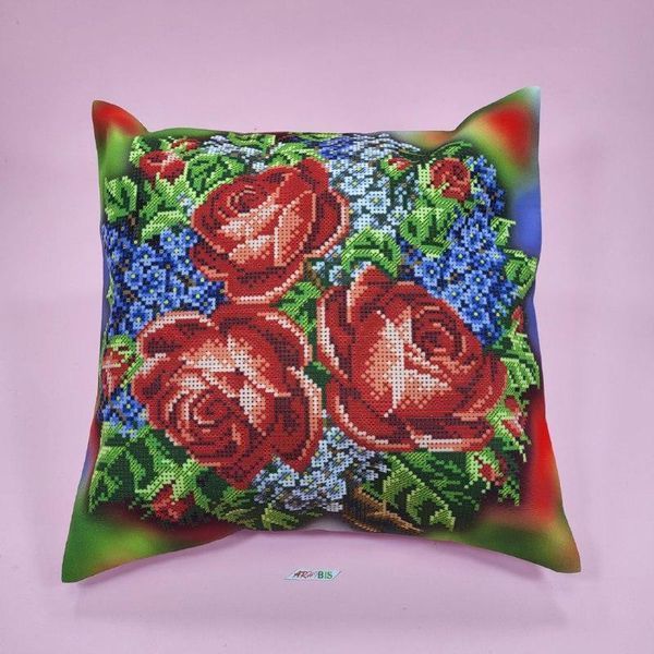 2929703 Bead embroidery decorative cushion kit (30*30 cm)