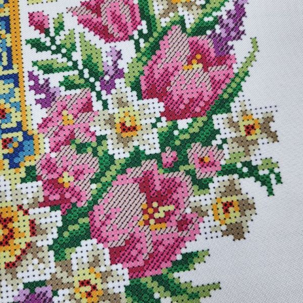 РП-126 Easter Towel for a Basket (37*60 cm), bead embroidery kit