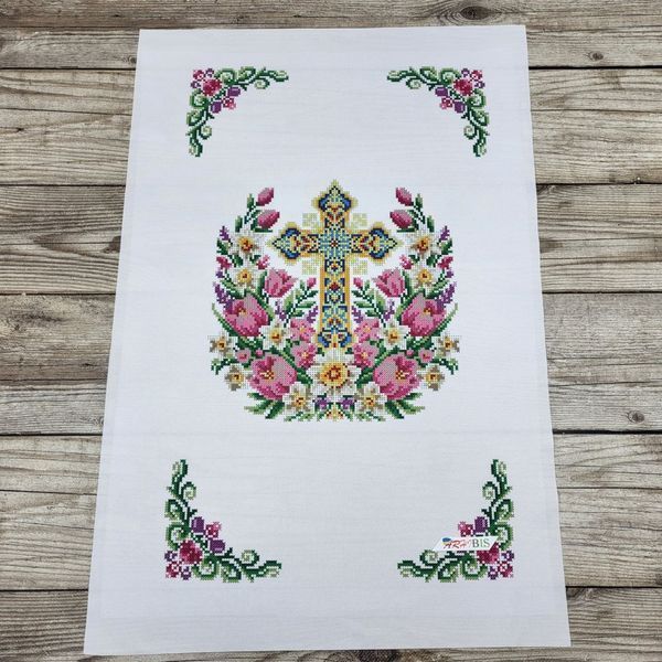 РП-126 Easter Towel for a Basket (37*60 cm), bead embroidery kit