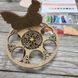 FLK-260 Hen bead embroidery kit on wood for an egg stand