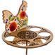 FLK-260 Hen bead embroidery kit on wood for an egg stand