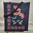 Шоппер_612 Ukrainian Poppies (38*42 cm), bead embroidery kit for a tote bag
