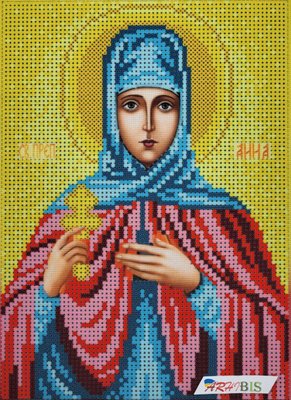 105 Святая Анна, набор для вышивки бисером именной иконы 105 фото
