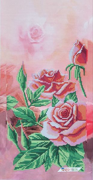 СК-005 Трояндовий сад, набір для вишивки бісером модульної картини, триптиху з квітами СК-005 фото
