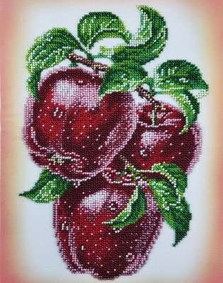 А4-К-1012 Макінтош, набір для вишивання бісером картини з яблуками А4-К-1012 фото