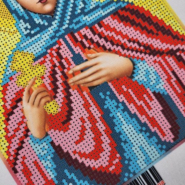 105 Святая Анна, набор для вышивки бисером именной иконы АБВ 00017464 фото
