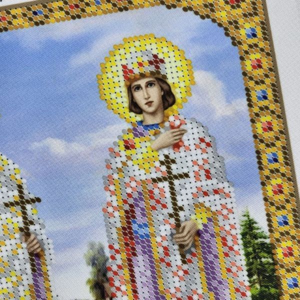 БСР-4429 Saints Boris and Gleb (19*23 cm), bead embroidery pattern of the icon