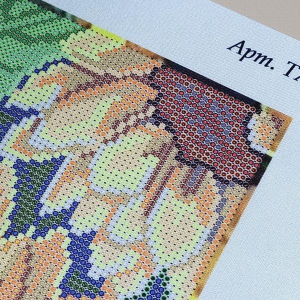 ТА-453 Сонячне поле (24*42 см), набір для вишивання бісером картини з соняхами ТА-453 фото
