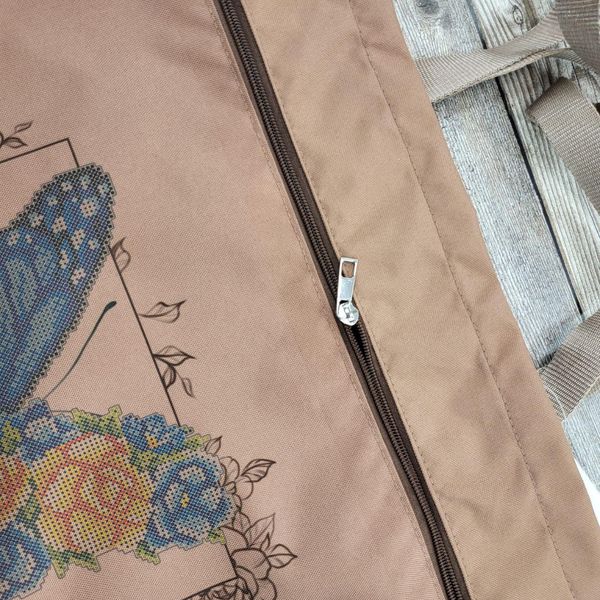 Шоппер_407 Пошитий шопер сумка Метелик, набір для вишивки бісером Шоппер_407 фото