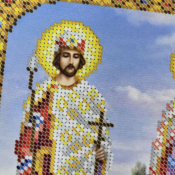 БСР-4429 Saints Boris and Gleb (19*23 cm), bead embroidery pattern of the icon