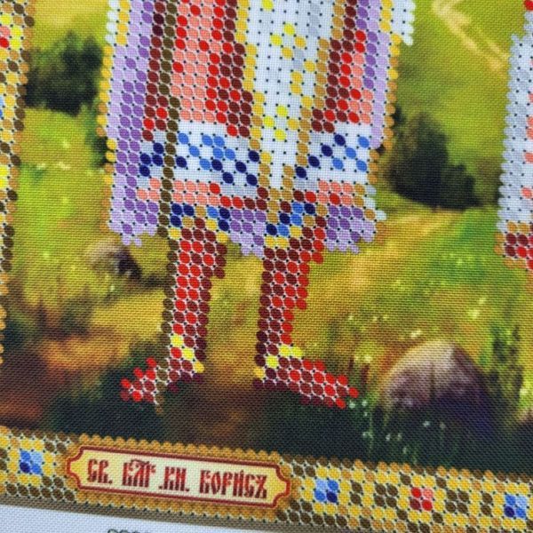 БСР-4429 Saints Boris and Gleb (19*23 cm), bead embroidery pattern of the icon