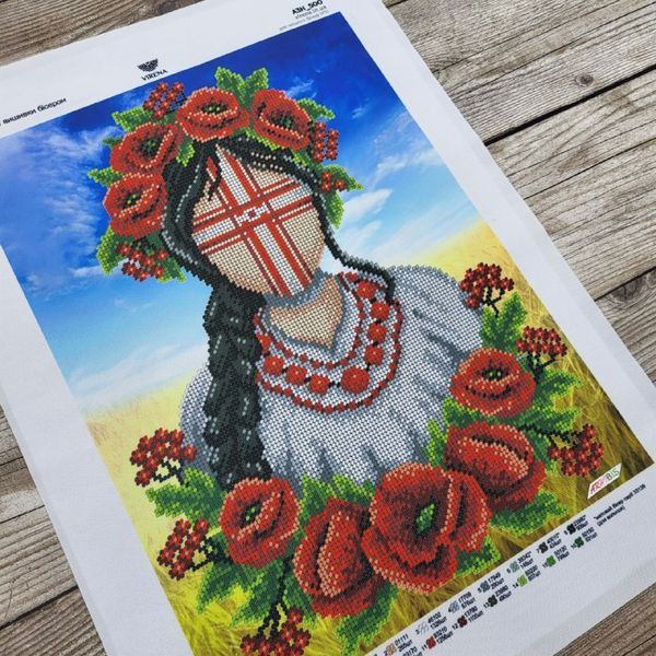 А3Н_500 Motanka (36,5*27 cm), bead embroidery kit of the picture