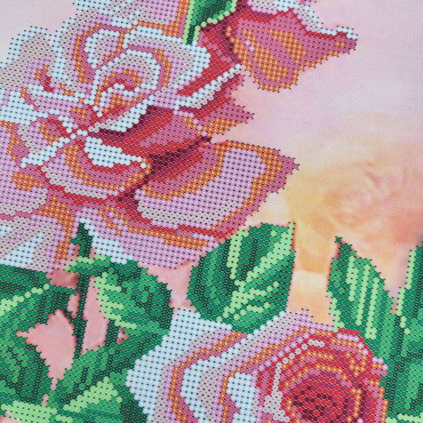 СК-005 Розовый сад, набор для вышивки бисером модульной картины, триптиха с цветами СК-005 фото