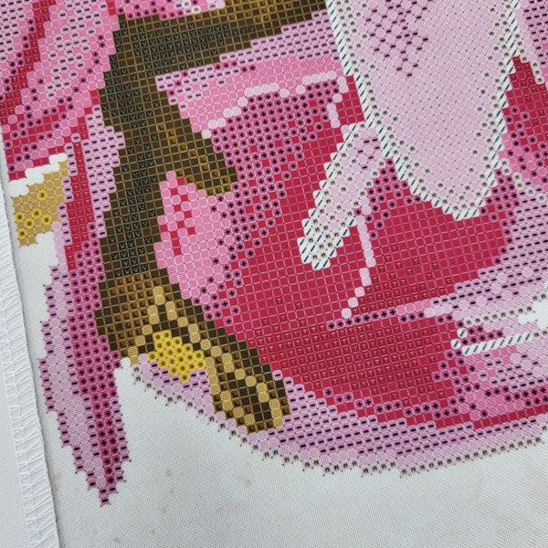 ТК099 Ніжна рожева орхідея, набір для вишивки бісером модульної картини ТК099 фото