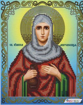 А4Р_360 Saint Joanna the Myrrhbearer (Ioanna, Zhanna, Yana) (23*19 cm), bead embroidery kit of the icon