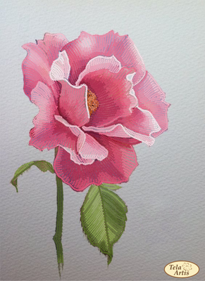 ТА-431 Ескіз троянди, набір для вишивання бісером картини ТА-431 фото