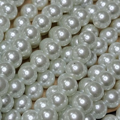 D-8мм Намистини скляні під перли на нитці A0121-40A1-245-08-DA1001 фото