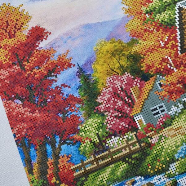 А3-К-884 Осенний пейзаж, набор для вышивки бисером картины А3-К-884 фото