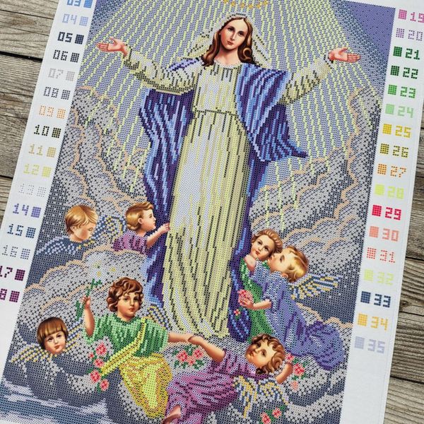 ВДМ Вознесіння Діви Марії, набір для вишивання бісером ікони ВДМ фото