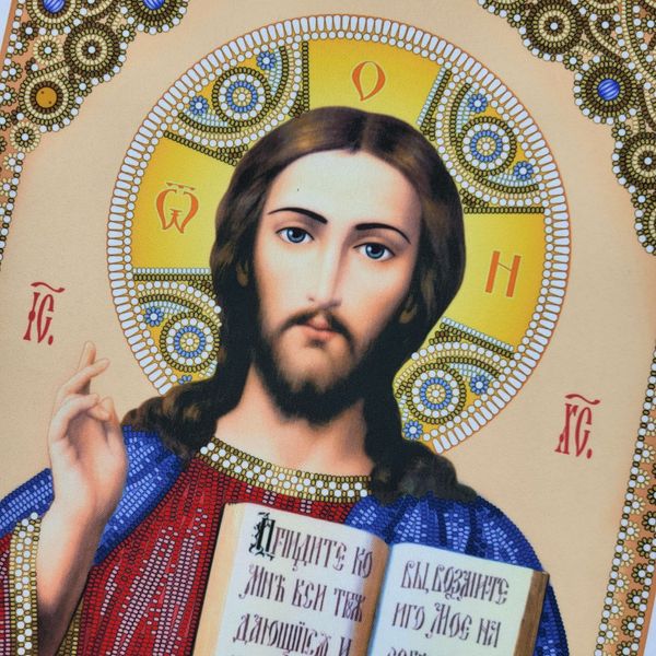 А3Р_320 Ісус Христос, схема для вишивки бісером ікони схема-А3Р_321 фото