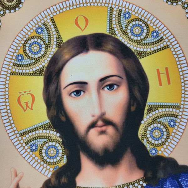 А3Р_320 Иисус Христос, схема для вышивки бисером иконы схема-А3Р_321 фото