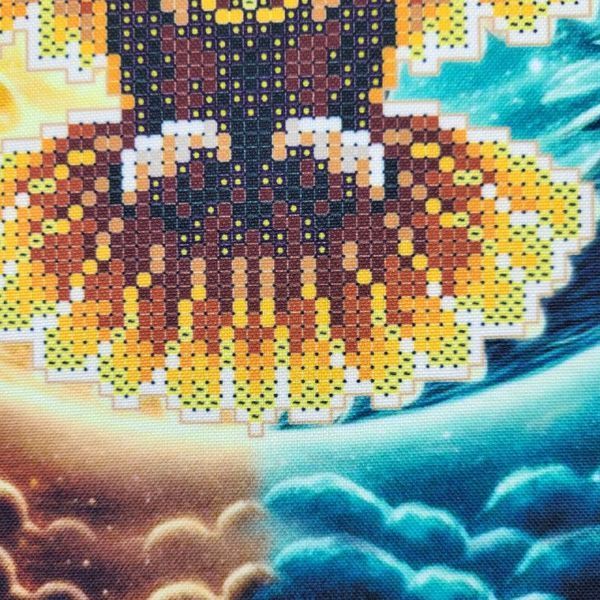 КВ_3013 Owl (29,5*29,5 cm), bead embroidery kit of the picture