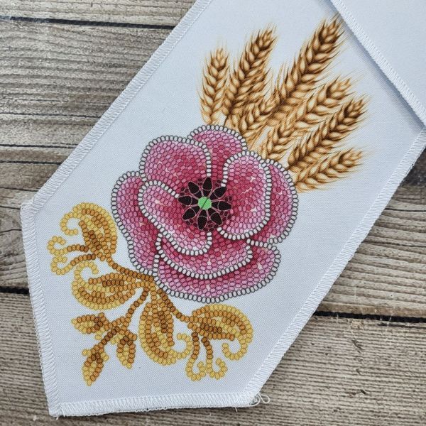 БК_093 Бант Спасівський на кошик (11*140 см), заготовка для вишивки бісером схема-вр-БК_093 фото