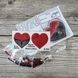 Б-314 Black and Red, bead embroidery brooch kit