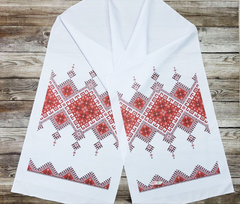 Фото набору для вишивки бісером традиційного весільного рушника