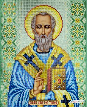 БСР-4536 Saint Timon (19*23 cm), bead embroidery kit of the named icon