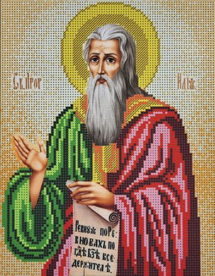 418 Святой Илья, набор для вышивки бисером иконы 418 фото