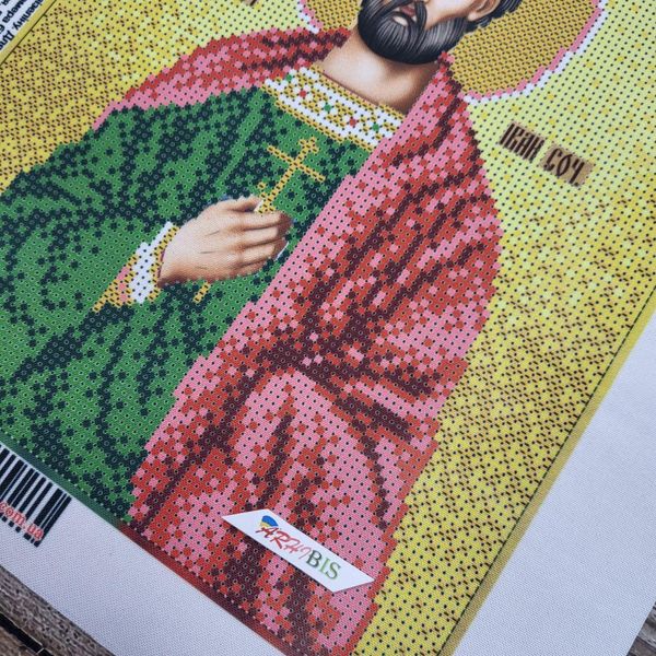 А222 Святой Иоанн Сучавский (Иван), набор для вышивки бисером иконы АБВ 00018306 фото